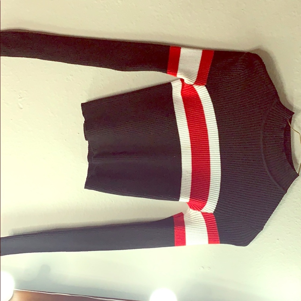Crop turtle neck